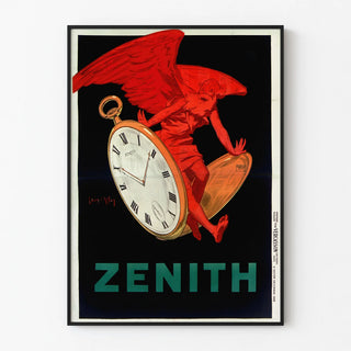 Vintage Advertising Poster ZENITH Pocket Watch