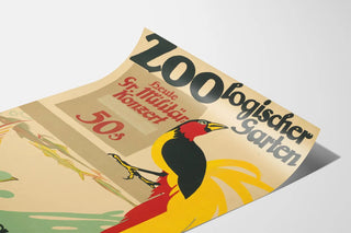 Vintage poster of Zoo Aquarium Military Concert