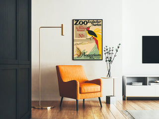 Vintage poster of Zoo Aquarium Military Concert