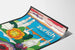 Artistic poster Zurich Switzerland for wall decoration