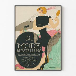Vintage Poster of Fashion Exhibition 1913