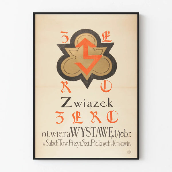 Vintage Zwiazek Zero Poster for Original Wall Decoration