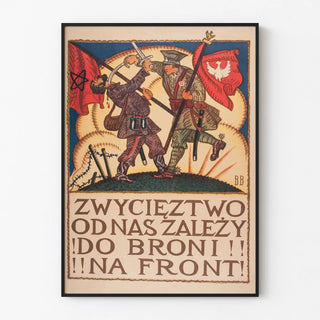 Polish Military Historical Propaganda Poster