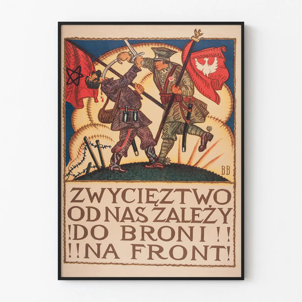 Polish Military Historical Propaganda Poster
